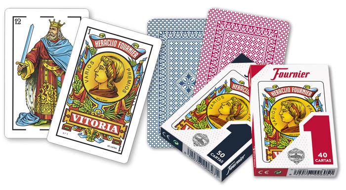50 CARDS LOT OF 6 Puerto Rico Briscas Espanola Naipes Playing Cards CARTAS