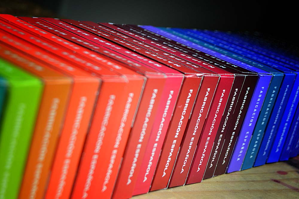 Naipe español estuche cartón colores