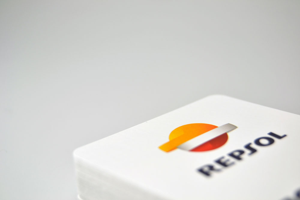 Poker, baraja de plástico, detalle, Repsol