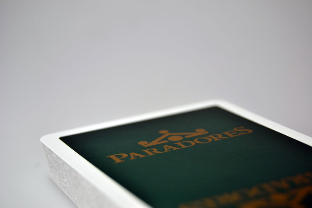 Poker, baraja de plástico, detalle, Paradores