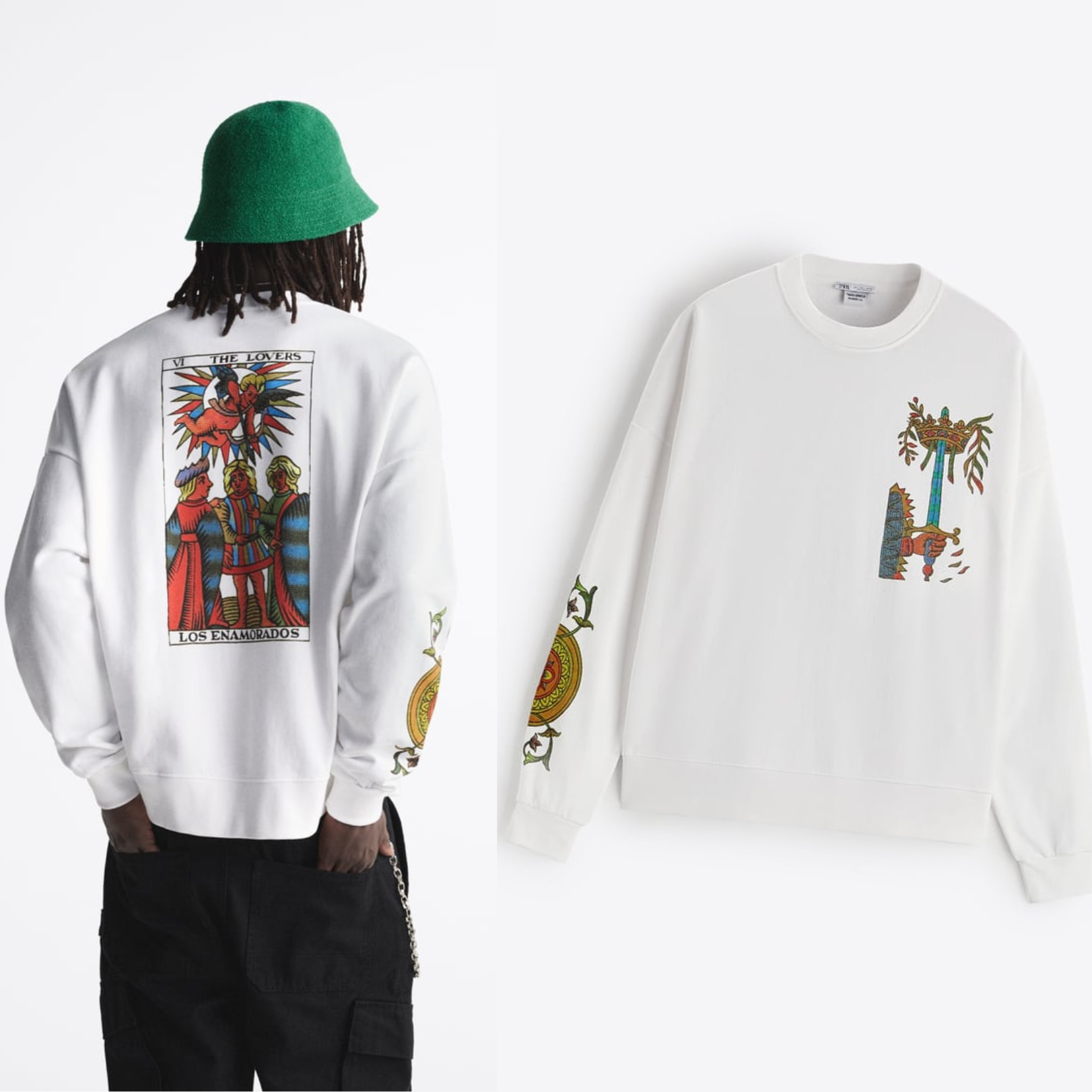 sudadera zara fournier