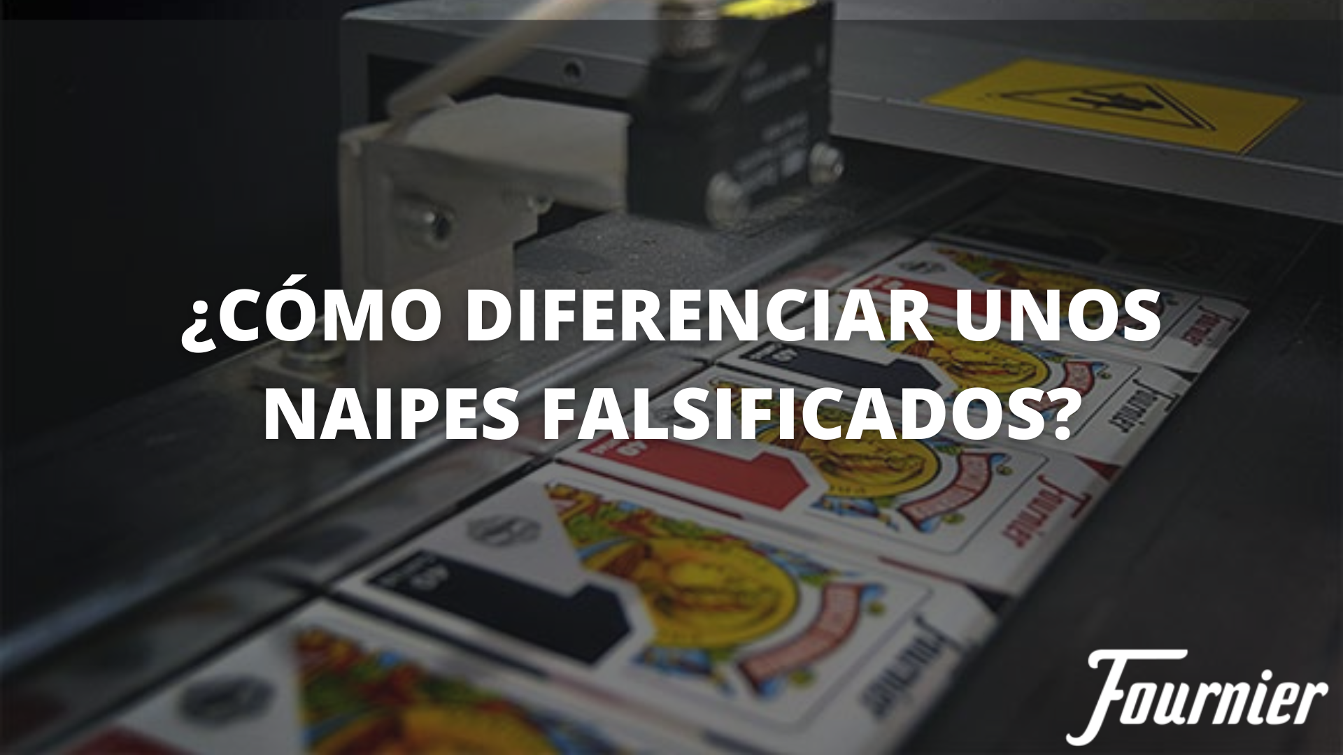 diferenciar naipes falsificados