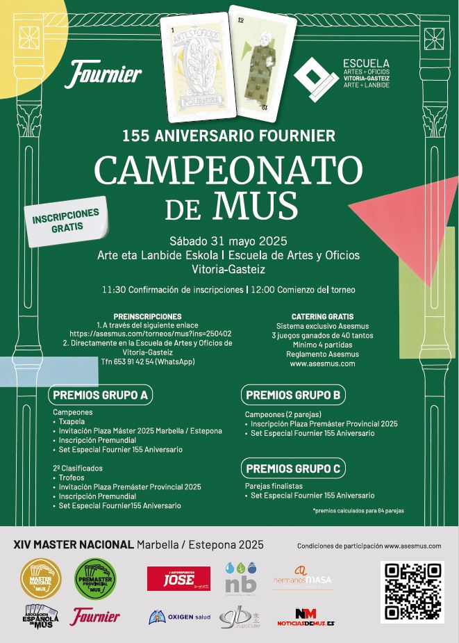 campeonato mus Fournier 155 aniversario